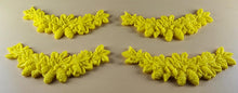 4 x Edible 3D 110mm Garlands, Christmas icing toppers, cake cupcakes decorations T097