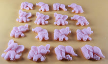 16 x Edible 3D 25mm Elephant Set, icing toppers, cake cupcakes decorations T071