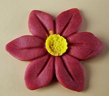 9 x Edible 3D 40mm Wild daffodil Flowers icing toppers, cake cupcakes T121