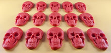 15 x Edible 3D 42mm Skulls, Skull icing toppers, cake cupcakes decorations T040