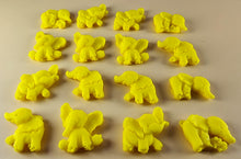 16 x Edible 3D 25mm Elephant Set, icing toppers, cake cupcakes decorations T071
