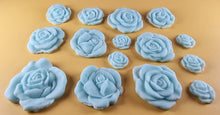 15 x Edible 3D Mixed Roses flowers Set, icing toppers, cake cupcakes decorations T077