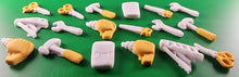 18 x Edible 3D 25mm Mixed Tool set icing toppers, cake cupcakes T125