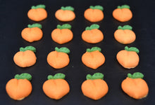 16 x Edible 3D peach peaches fruit vegetables icing toppers, cake cupcakes decorations