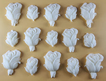 15 x Edible 3D 30mm Rose Bud Set, icing toppers, cake cupcakes decorations T074