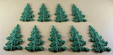 9 x Edible 3D 60mm High Detail Trees Set icing toppers, cake cupcakes T113
