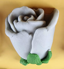 6 x Edible 3D 50mm Rose Buds icing toppers, cake cupcakes decorations T102