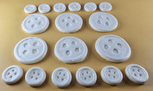 20 x Edible 3D 42mm Button Set, icing toppers, cake cupcakes decorations T079
