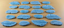 20 x Edible 3D 50mm Feather Set, icing toppers, cake cupcakes decorations T075