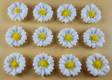 12 x Edible 3D 22mm flowers icing toppers, cake cupcakes decorations T104