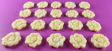 20 x Edible 3D 22mm flower flowers icing toppers, cake cupcakes decorations T025