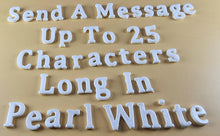 25 x Edible 3D Personalized Cumbria Font Text, icing toppers, cake cupcakes decorations T082