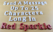 25 x Edible 3D Personalized Cumbria Font Text, icing toppers, cake cupcakes decorations T082