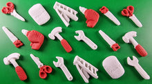 18 x Edible 3D 25mm Mixed Tool set icing toppers, cake cupcakes T125