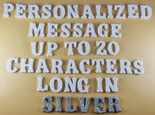 20 x Edible 3D 25mm Personalized Letters, Text, icing toppers, cake cupcakes decorations T084