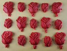 15 x Edible 3D 30mm Rose Bud Set, icing toppers, cake cupcakes decorations T074