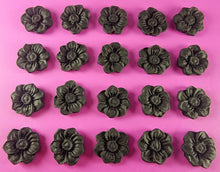 20 x Edible 3D 22mm flower flowers icing toppers, cake cupcakes decorations T025