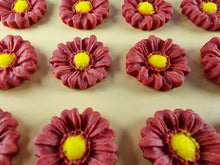 12 x Edible 3D 22mm flowers icing toppers, cake cupcakes decorations T104