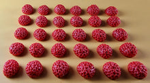 30 x Edible 3D 11mm Dahlia Flowers, icing toppers, cake cupcakes decorations T065