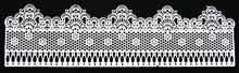 3 x Simply Heaven Edible Pre-Made Ready to Use Edible Cake Lace made from mat 8