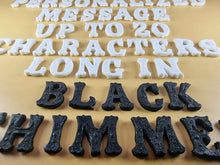 20 x Edible 3D 25mm Personalized Letters, Text, icing toppers, cake cupcakes decorations T084