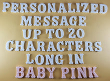 20 x Edible 3D 25mm Personalized Letters, Text, icing toppers, cake cupcakes decorations T084