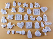 30 x Edible 3D Baby Toppers, icing toppers, cake cupcakes decorations T064