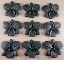 9 x Edible 3D 48mm Orchid, Orchids, flowers, flower, icing toppers, cake cupcakes decorations T038