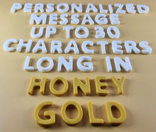 Up to 30 Edible 3D 20mm Personalized Letters, Text, icing toppers, cake cupcakes decorations T085