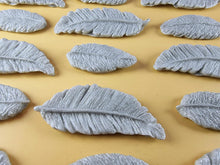 20 x Edible 3D 50mm Feather Set, icing toppers, cake cupcakes decorations T075