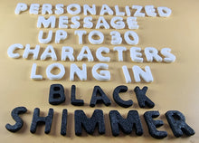 Up to 30 Edible 3D 20mm Personalized Letters, Text, icing toppers, cake cupcakes decorations T085
