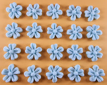 20 x Edible 3D 22mm flower flowers icing toppers, cake cupcakes decorations T031