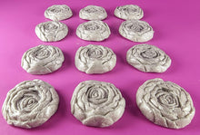12 x Edible 3D 36mm large roses rose flowers icing toppers, cake cupcakes decorations T013
