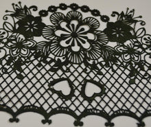 3 x Simply Heaven Edible Pre-Made Ready to Use Edible Cake Lace made from mat 35