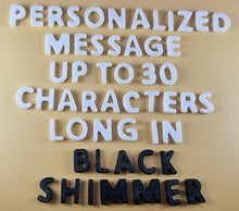 Up to 30 Edible 3D 20mm Personalized Letters, Text, icing toppers, cake cupcakes decorations T085