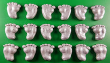 18 x Edible 3D 30mm Baby Feet icing toppers, cake cupcakes decorations T041