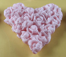 8 x Edible 3D 45mm Heart Clusters, icing toppers, cake cupcakes decorations T094