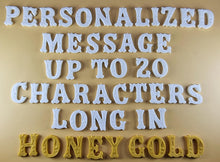 20 x Edible 3D 25mm Personalized Letters, Text, icing toppers, cake cupcakes decorations T084