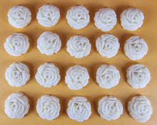 20 x Edible 3D 25mm roses rose flowers icing toppers, cake cupcakes decorations T008
