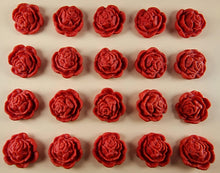 20 x Edible 3D 20mm flower flowers icing toppers, cake cupcakes decorations T029