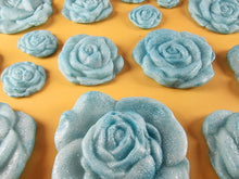 15 x Edible 3D Mixed Roses flowers Set, icing toppers, cake cupcakes decorations T077