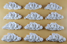 12 x Edible 3D 55mm Rose Bunches, icing toppers, cake cupcakes decorations T080