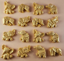16 x Edible 3D 25mm Elephant Set, icing toppers, cake cupcakes decorations T071