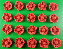 20 x Edible 3D 20mm flower flowers icing toppers, cake cupcakes decorations T032