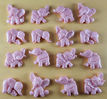 16 x Edible 3D 25mm Elephant Set, icing toppers, cake cupcakes decorations T071