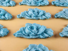 12 x Edible 3D 55mm Rose Bunches, icing toppers, cake cupcakes decorations T080