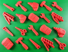 20 x Edible 3D 25mm Tool set icing toppers, cake cupcakes T124