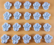 20 x Edible 3D 20mm flower flowers icing toppers, cake cupcakes decorations T023