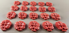 20 x Edible 3D 20mm flower flowers icing toppers, cake cupcakes decorations T028