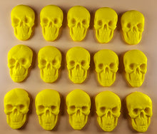 15 x Edible 3D 42mm Skulls, Skull icing toppers, cake cupcakes decorations T040